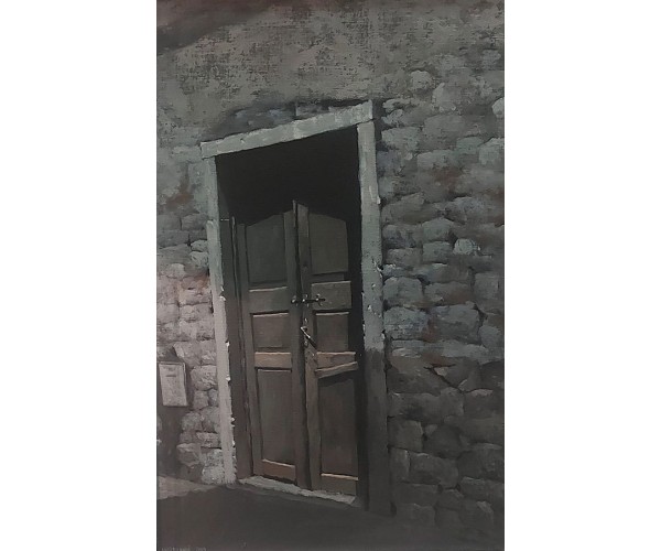 Andrijanić - vrata na kamenoj kući 001