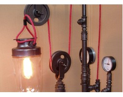 Pipe Lamps -Steampunk Industrial Design